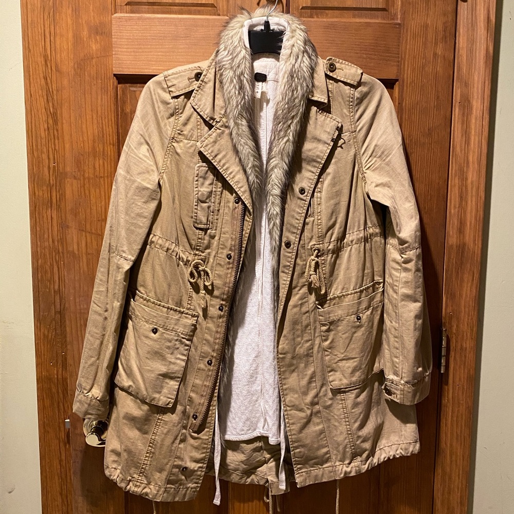 Free People Beige Jacket